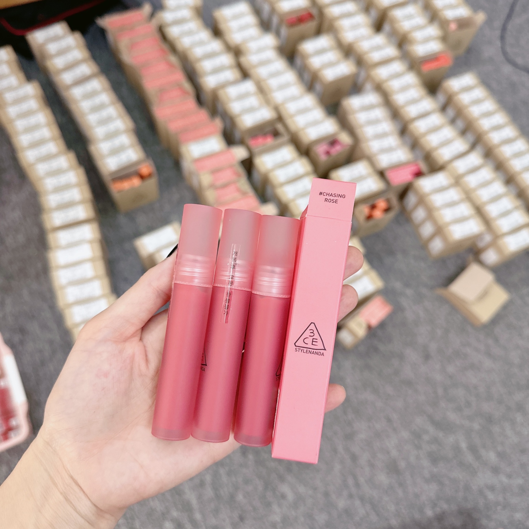 Son Kem Lì 3Ce Blur Water Tint #Chasing Rose