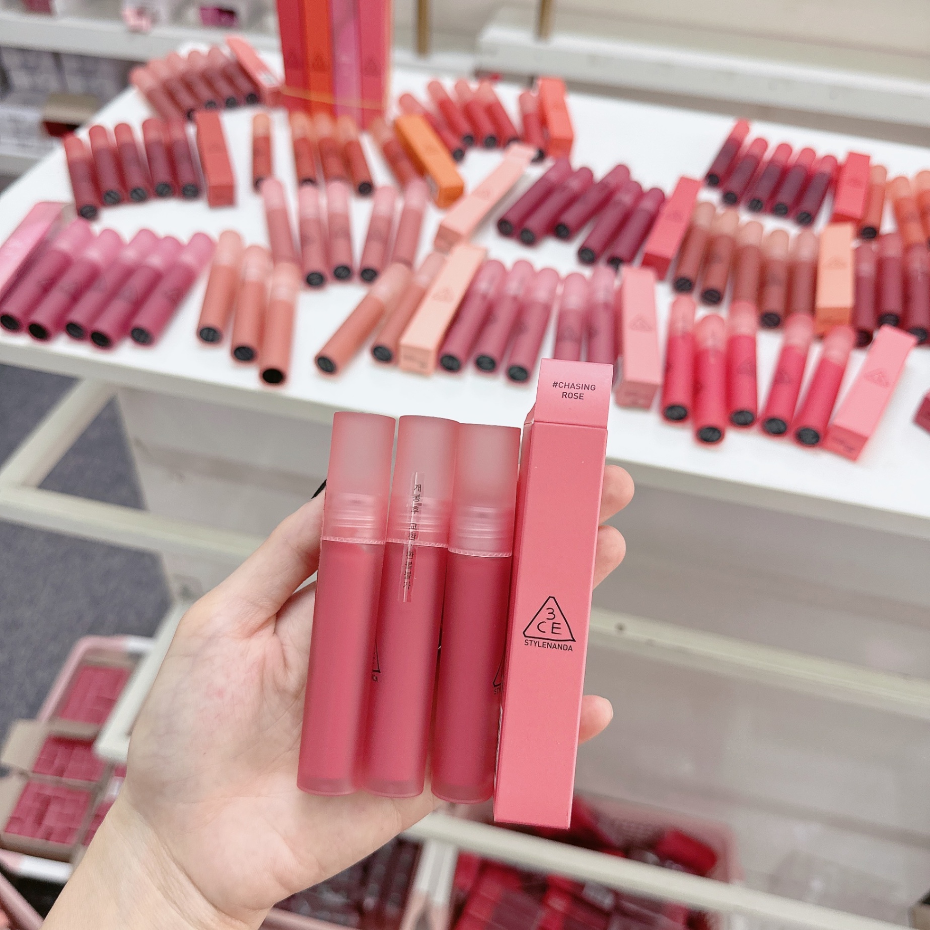 Son Kem Lì 3Ce Blur Water Tint #Chasing Rose