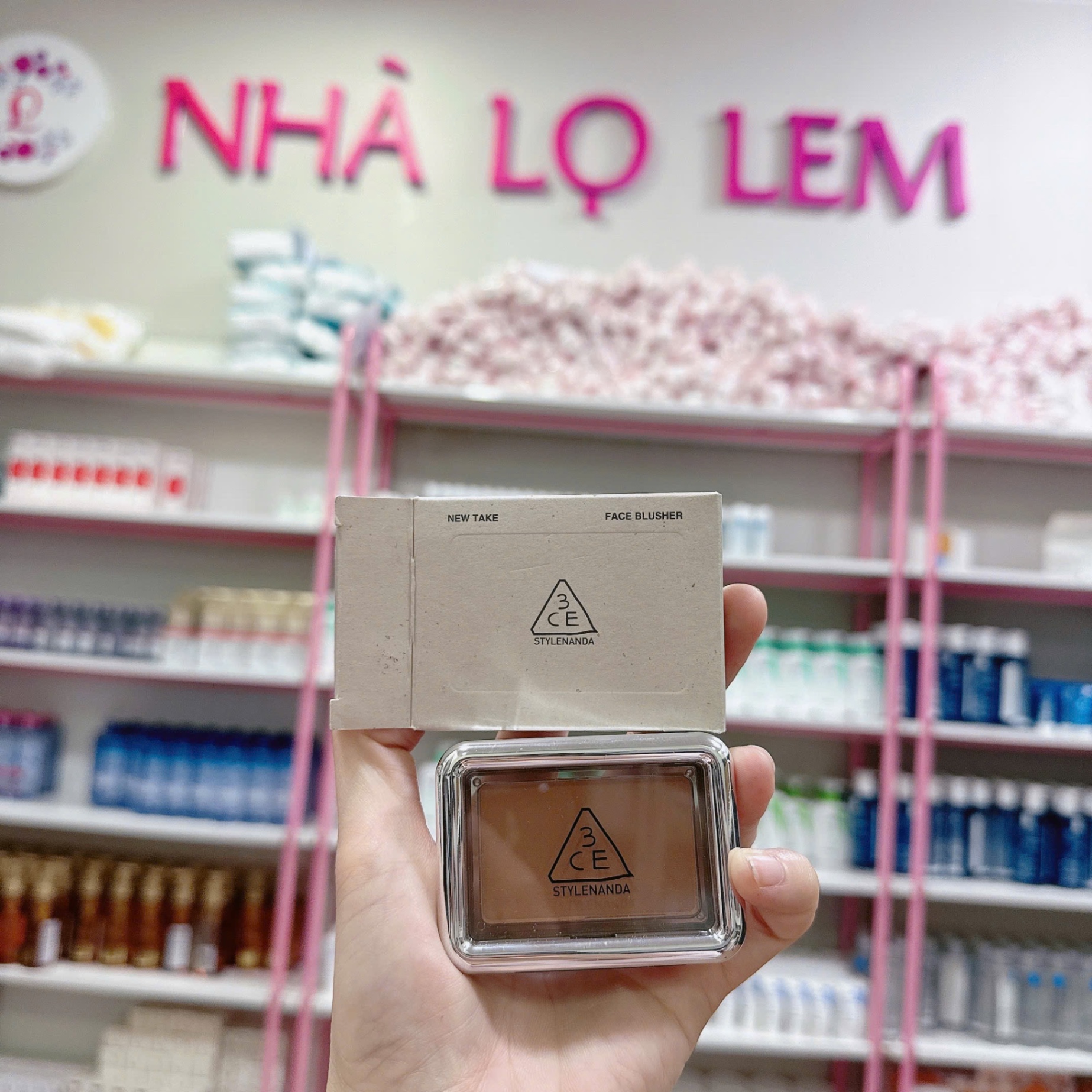 Phấn Má Hồng 3CE New Take Face Blusher - HAZE BEIGE (date 3/2026)