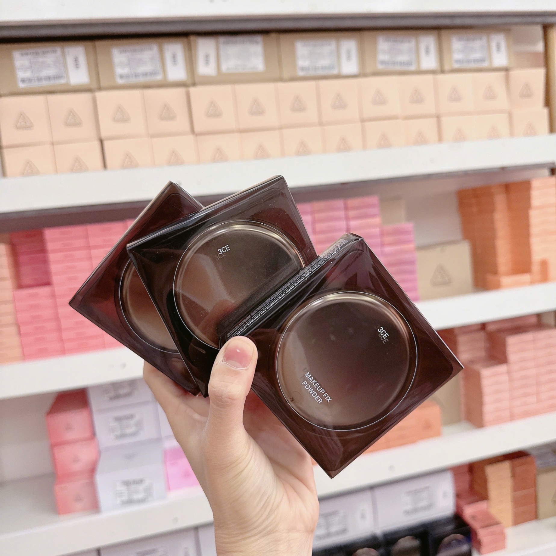 Phấn Phủ 3Ce Makeup Fix Powder #Soft Medium