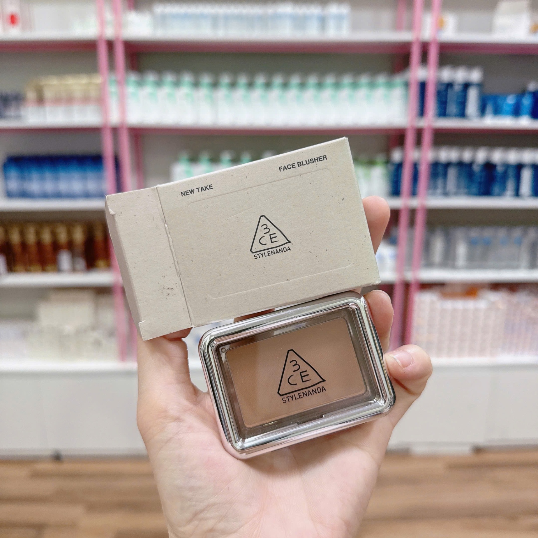 Phấn Má Hồng 3CE New Take Face Blusher - HAZE BEIGE (date 3/2026)