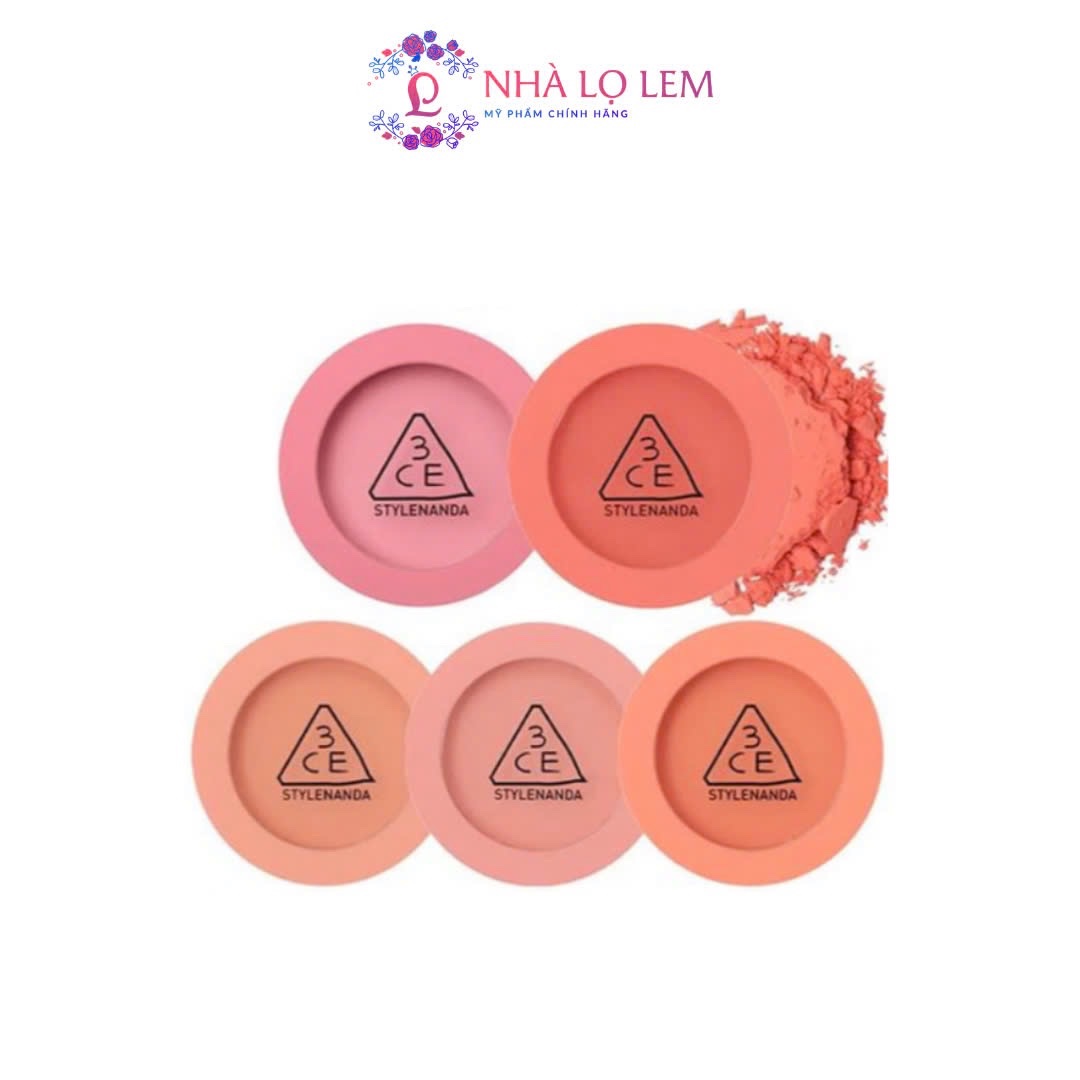 Phấn Má Hồng 3Ce Mood Recipe Face Blush #Soft Salmon