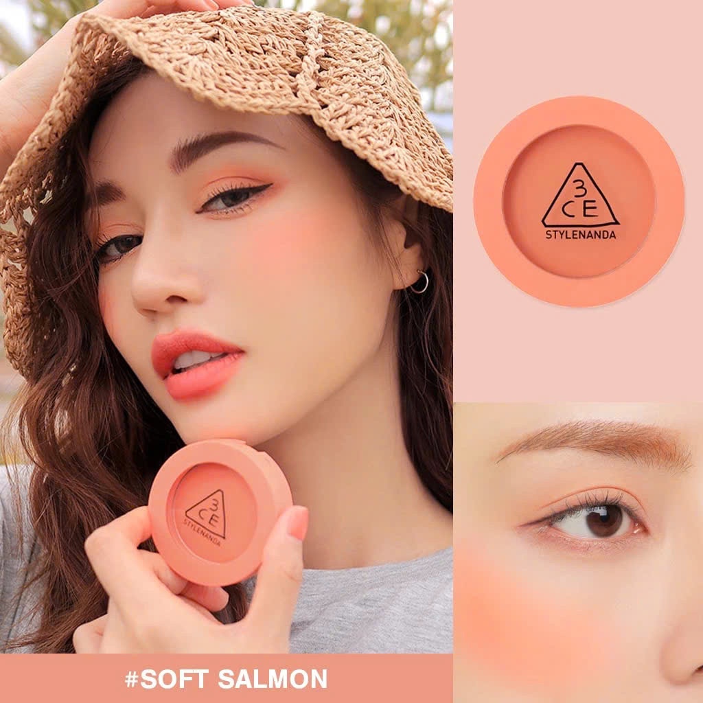 Phấn Má Hồng 3Ce Mood Recipe Face Blush #Soft Salmon