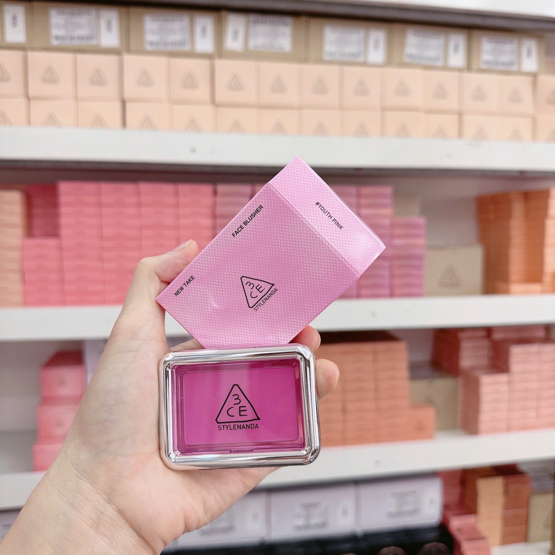Phấn Má Hồng 3CE New Take Face Blusher #Youth Pink