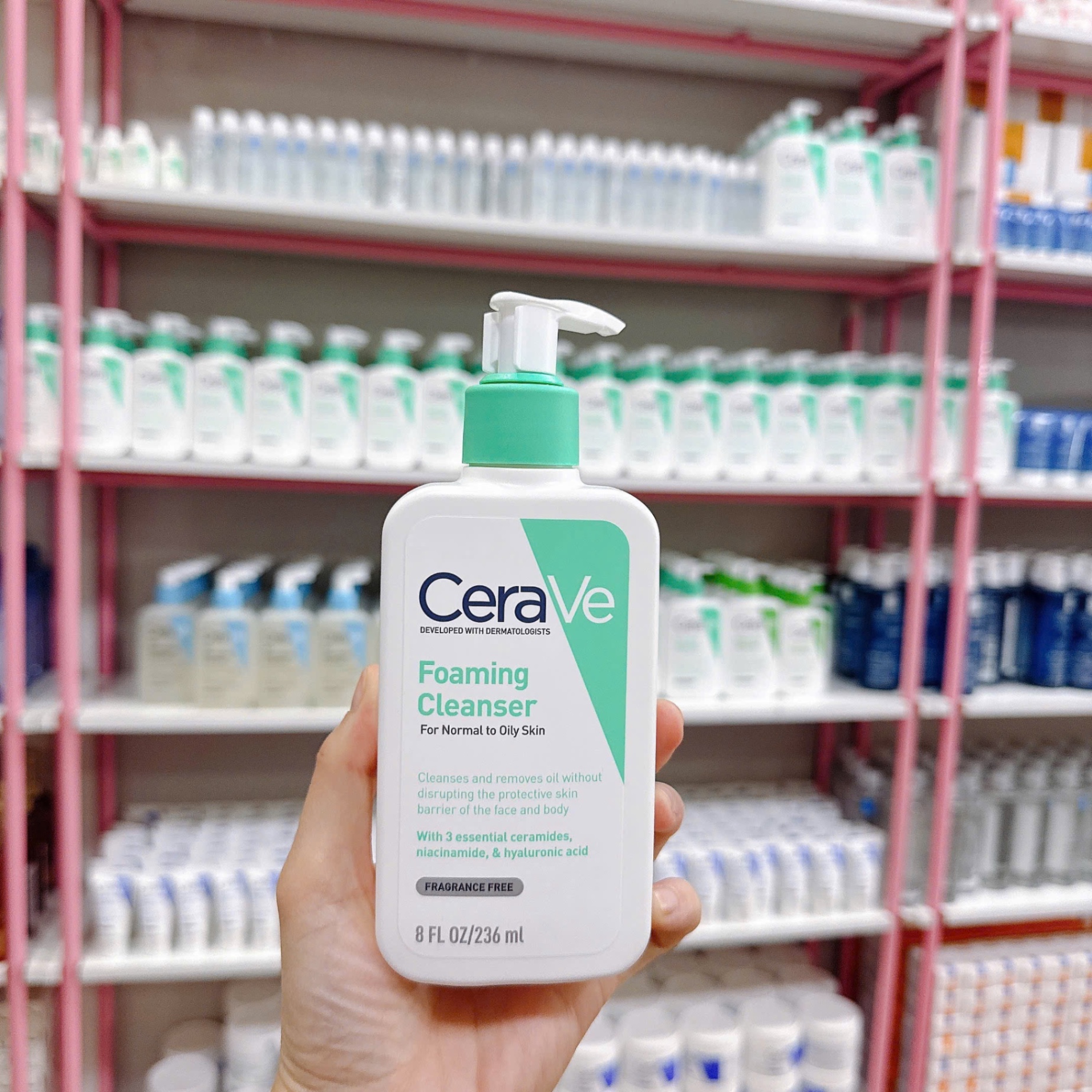 ( HÀNG CÔNG TY ) SỮA RỬA MẶT CERAVE 236ML DA DẦU