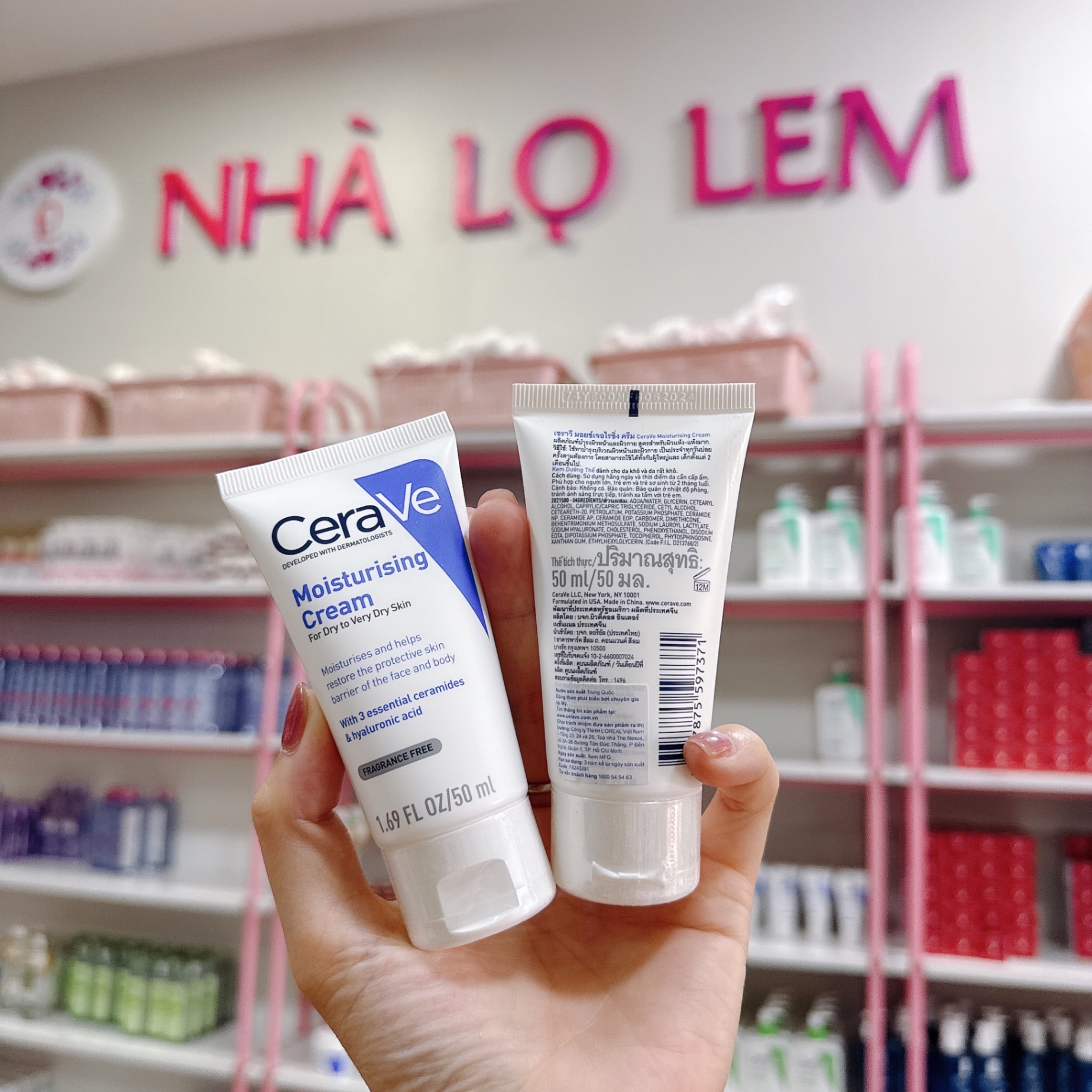 (HÀNG CÔNG TY) KEM DƯỠNG ẨM CERAVE DÀNH CHO DA KHÔ TUÝP 50ML