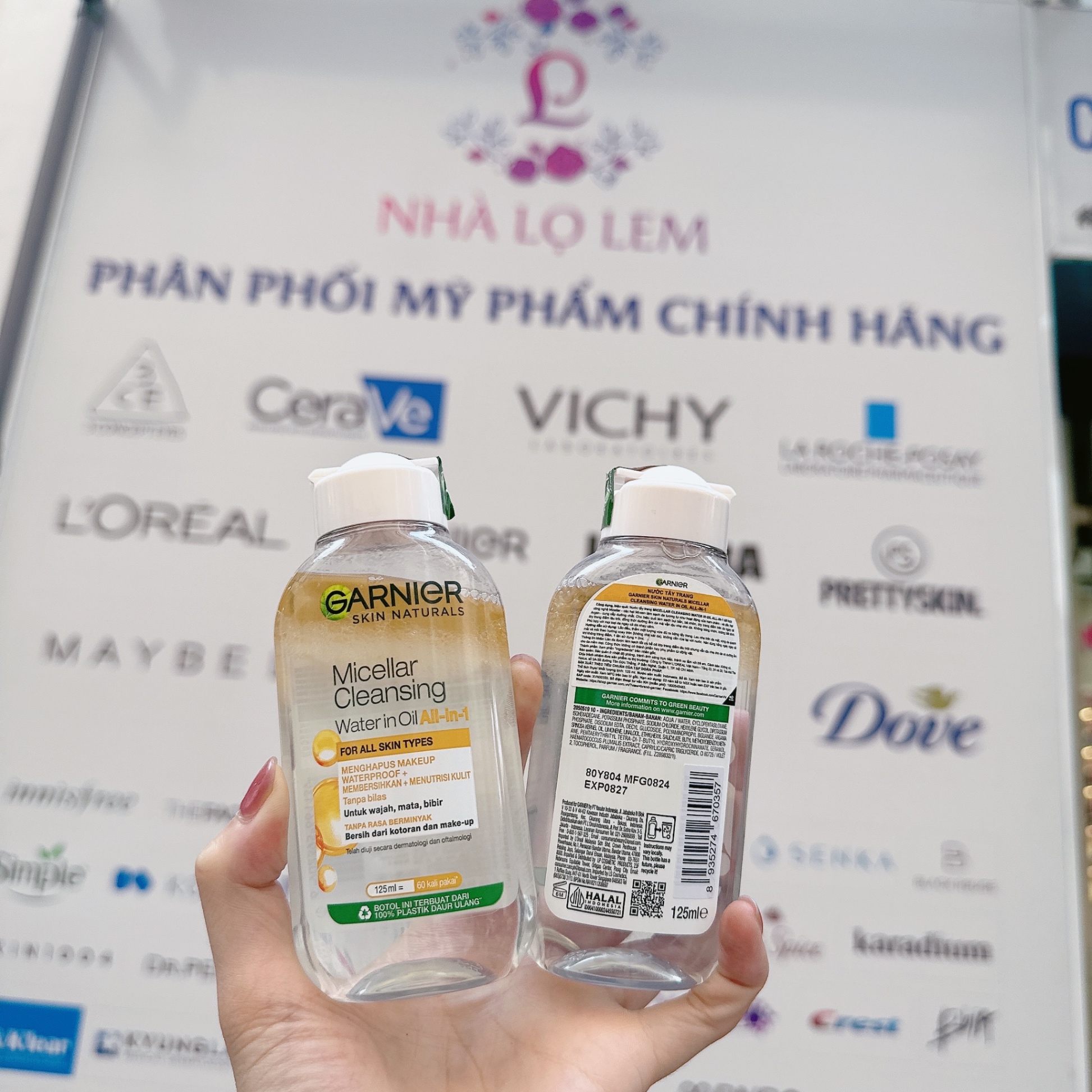 Tẩy Trang Garnier Vàng Dầu 125Ml