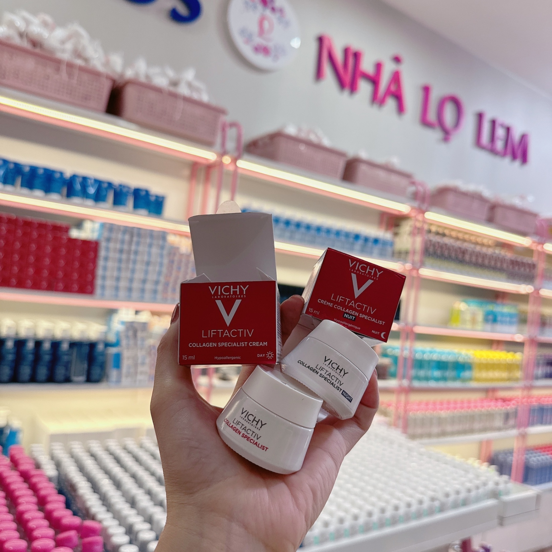 Kem dưỡng VICHY Liftactiv Collagen Specialist Cream 15ml (nhập khẩu) Kem ngày