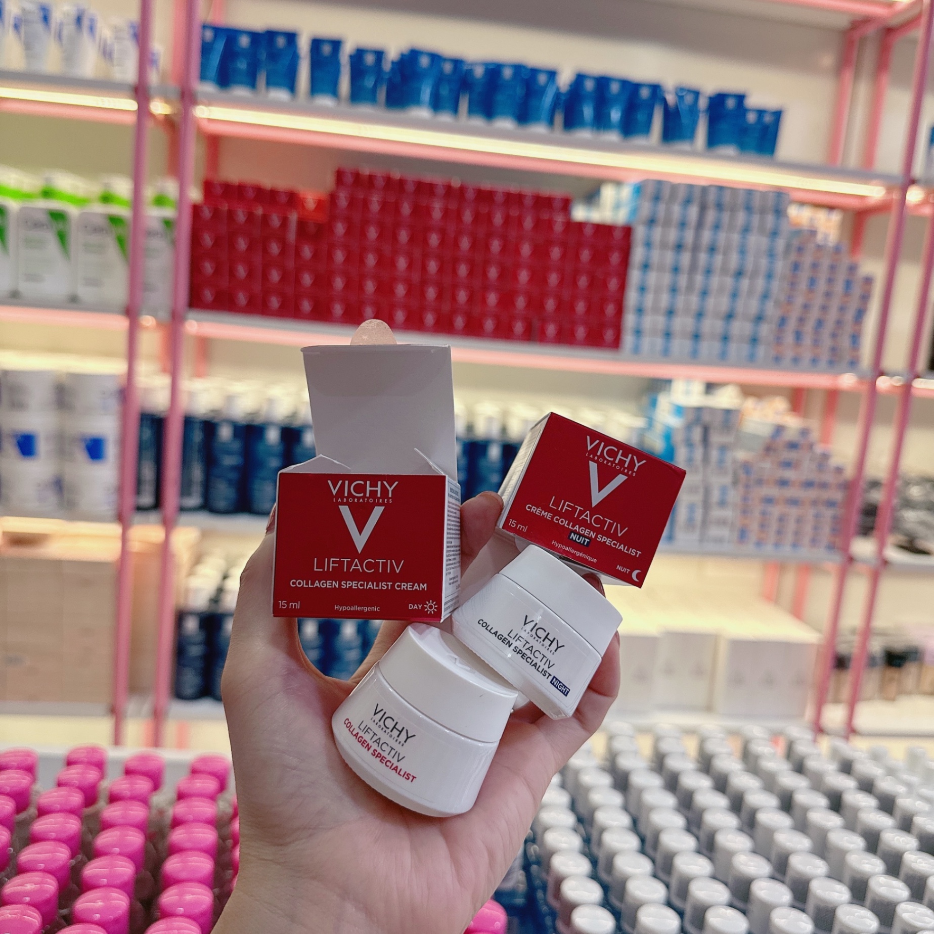Kem dưỡng VICHY Liftactiv Collagen Specialist Cream 15ml (nhập khẩu) Kem ngày