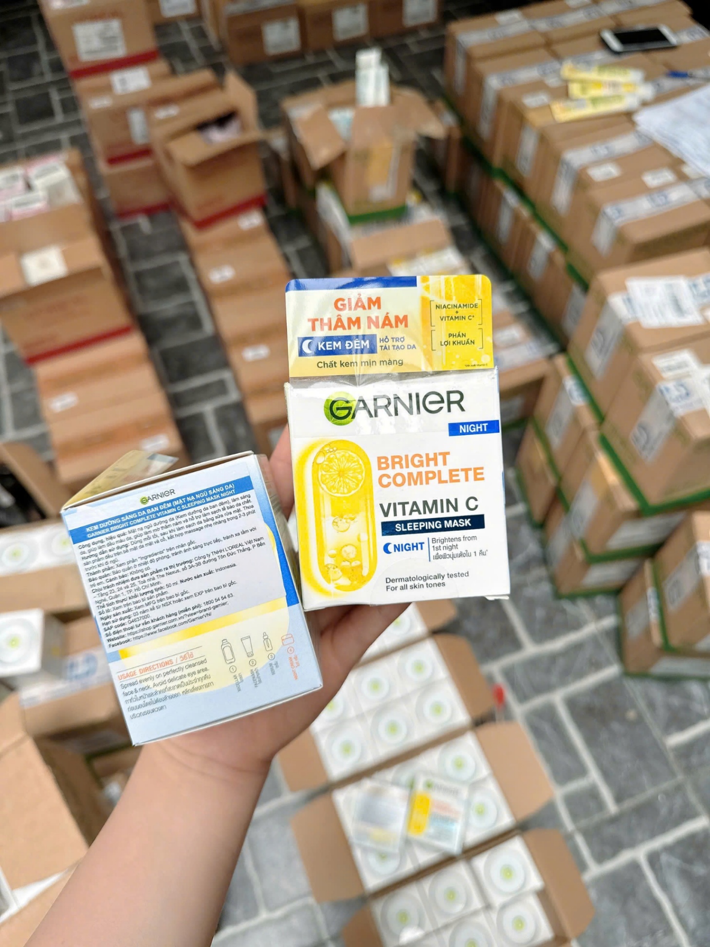Kem Dưỡng Garnier Vitamin C (Ban Đêm)