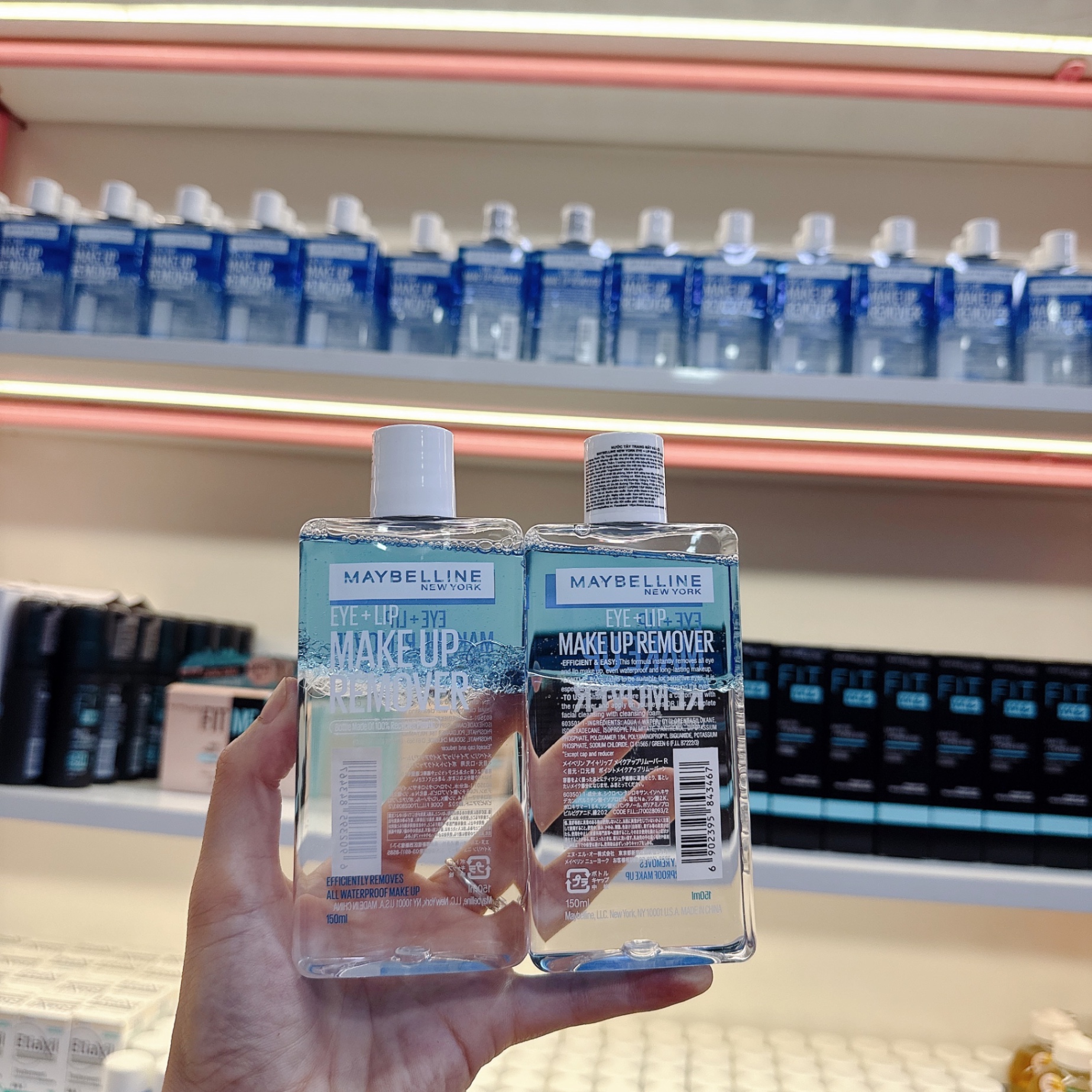 Tẩy trang mắt môi MAYBELLINE Makeup Remover 150ml