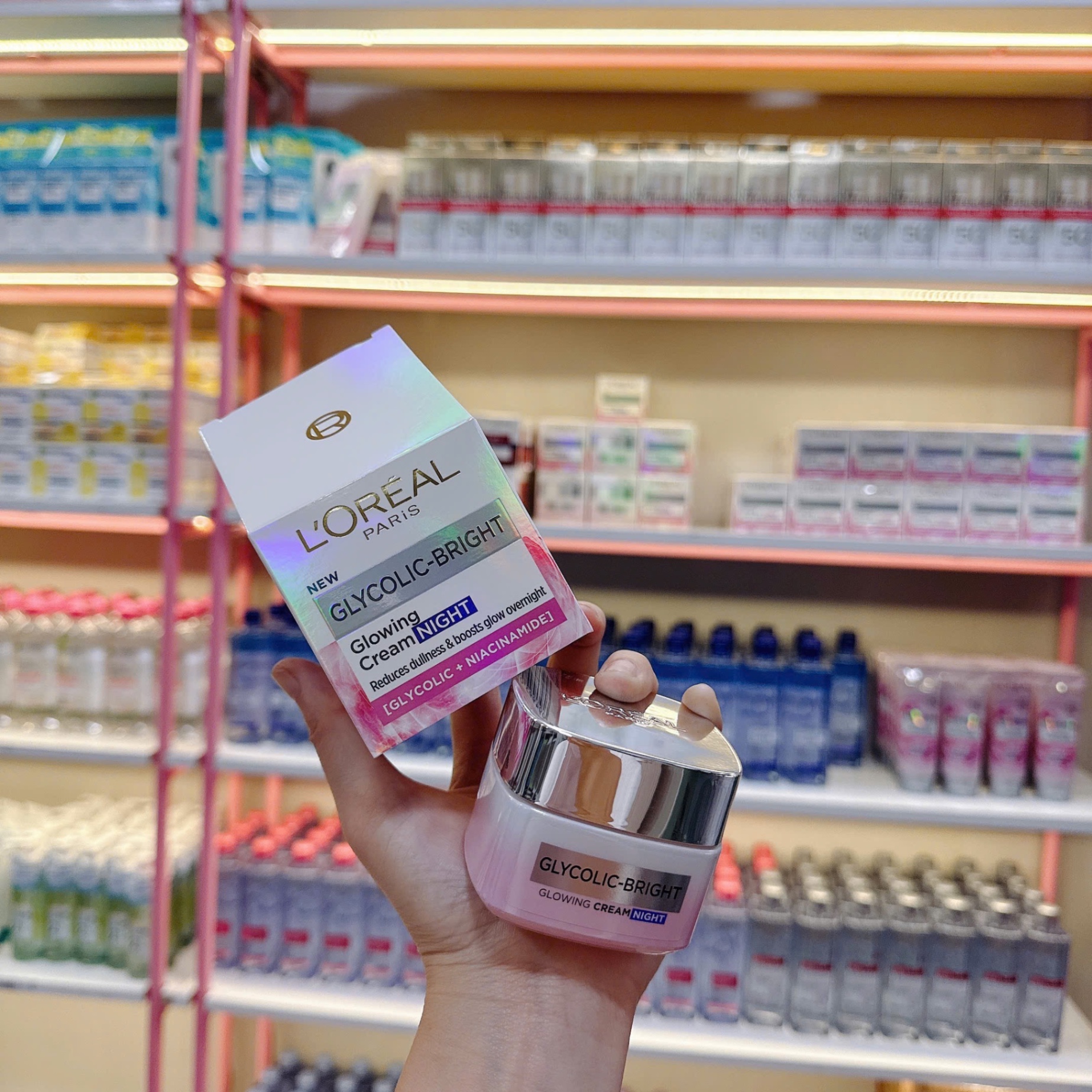 Kem Dưỡng Loreal Glycolic trắng da Ban Đêm