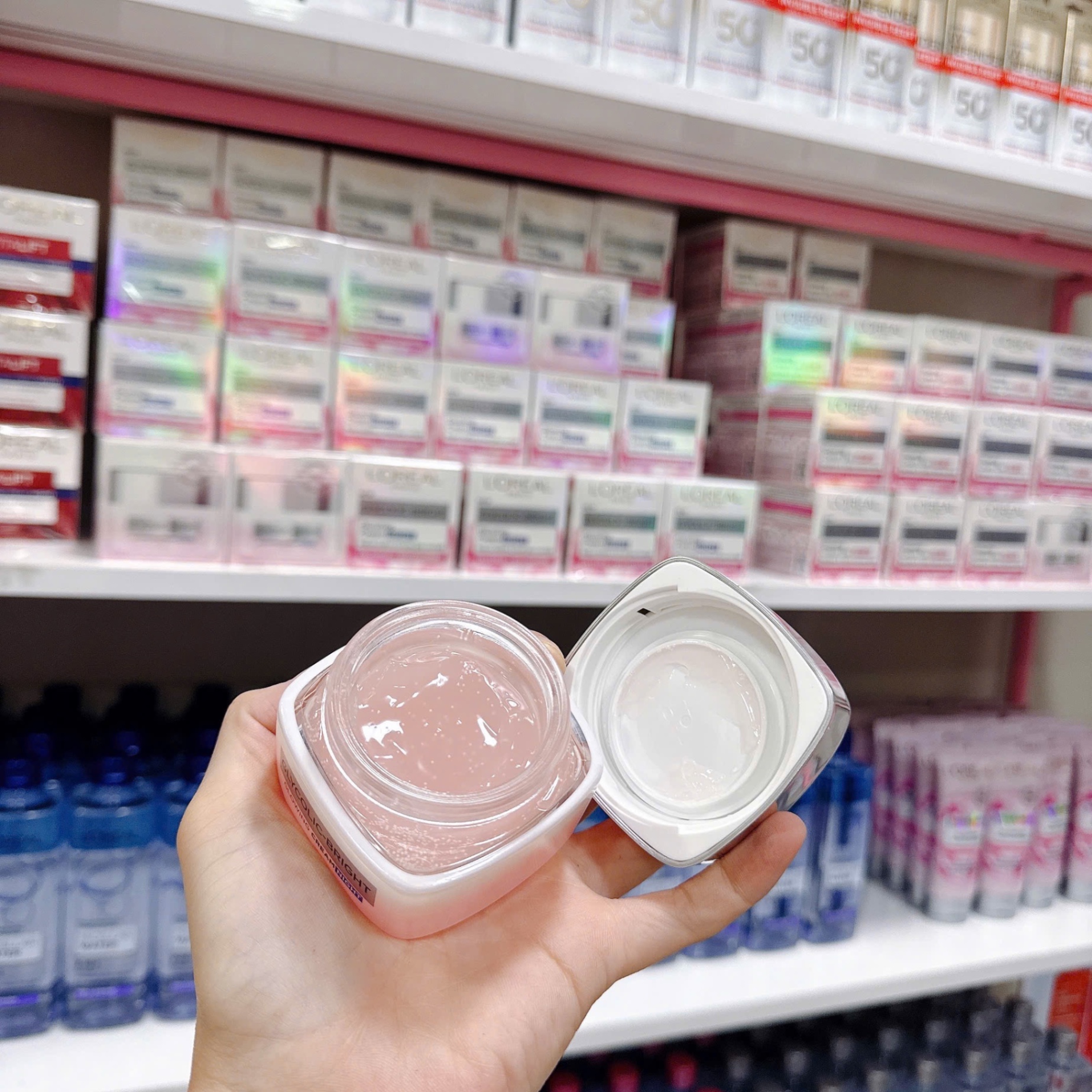 Kem Dưỡng Loreal Glycolic trắng da Ban Đêm