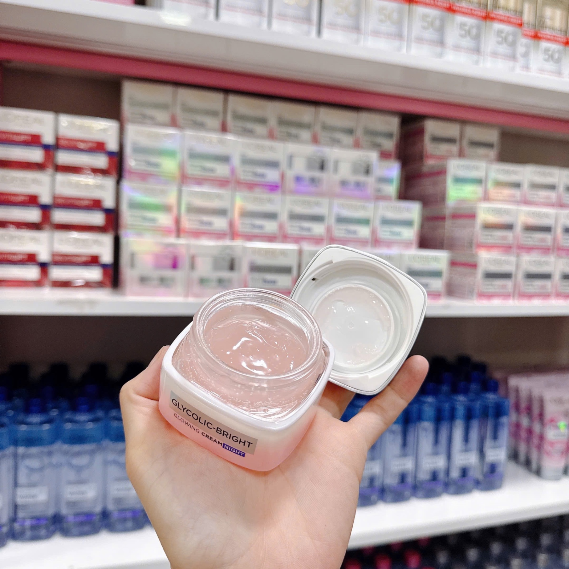 Kem Dưỡng Loreal Glycolic trắng da Ban Đêm