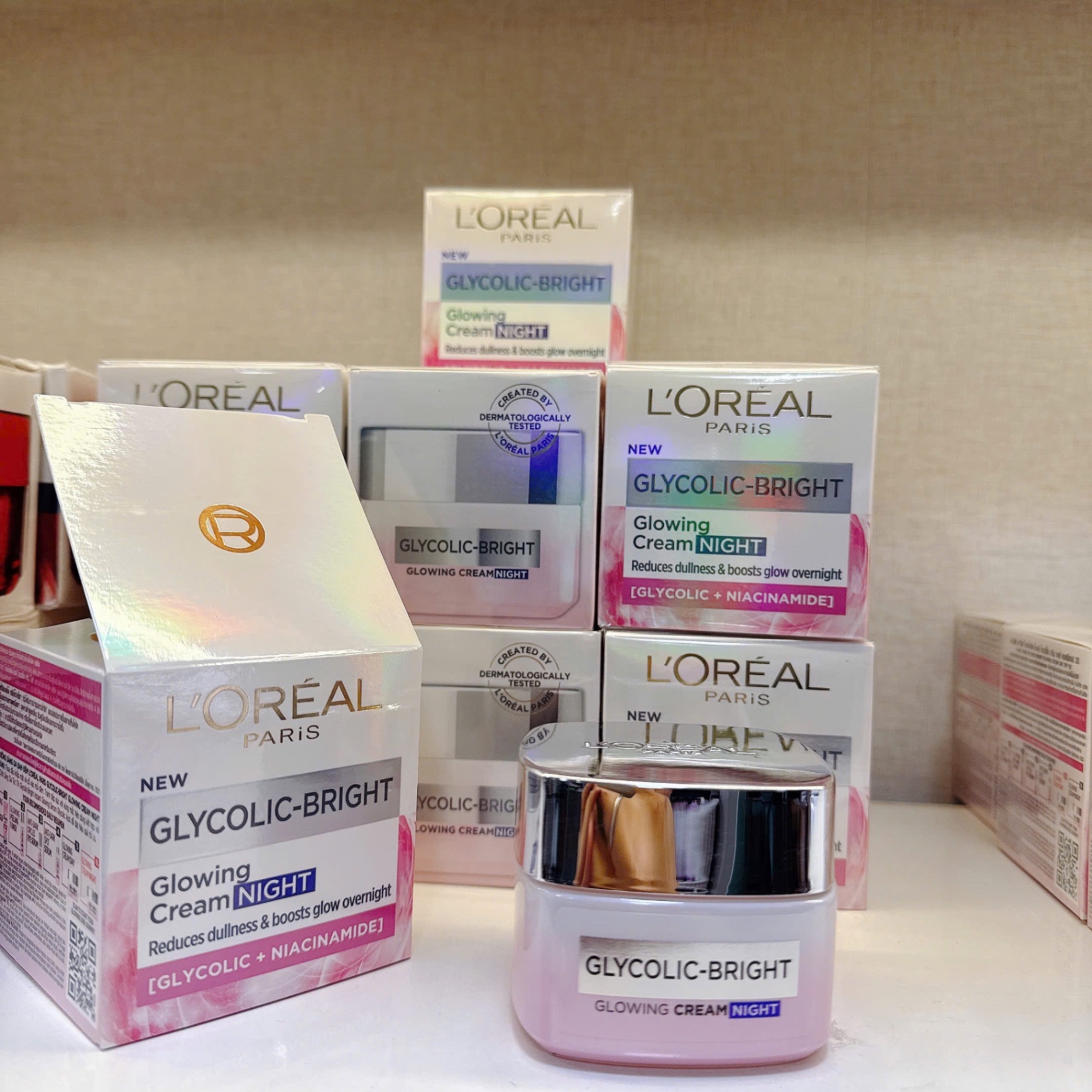 Kem Dưỡng Loreal Glycolic trắng da Ban Đêm