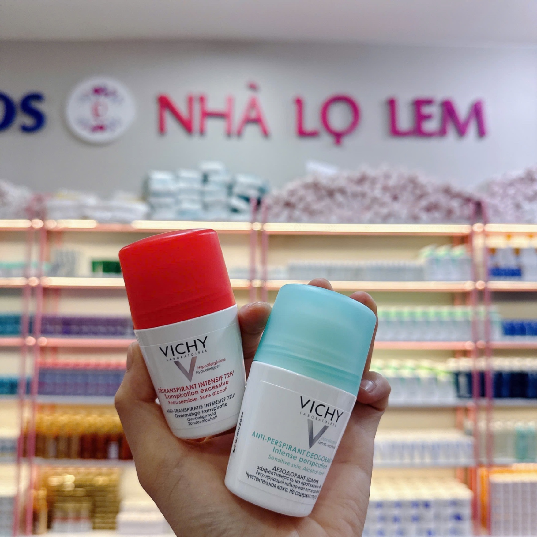 Lăn Nách Vichy Pháp 50Ml
