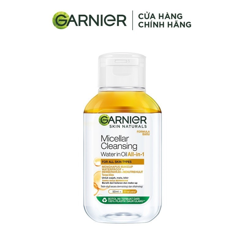 Tẩy Trang Garnier 50ml Vàng Dầu