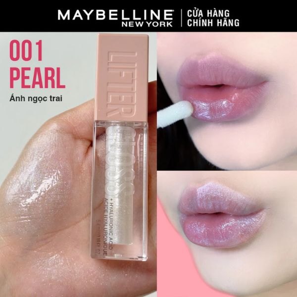 Son Bóng Maybelline Lifter Gloss #001 Pearl Ánh Ngọc Trai