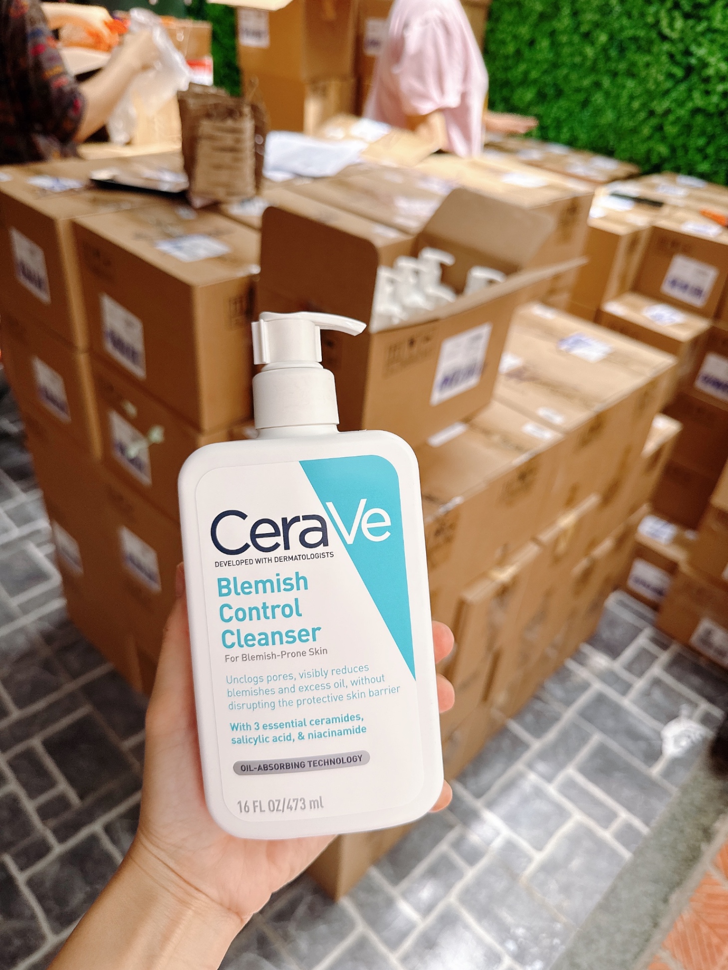 Sữa Rửa Mặt Trị Mụn Cerave Blemish Control Cleanser 473ml