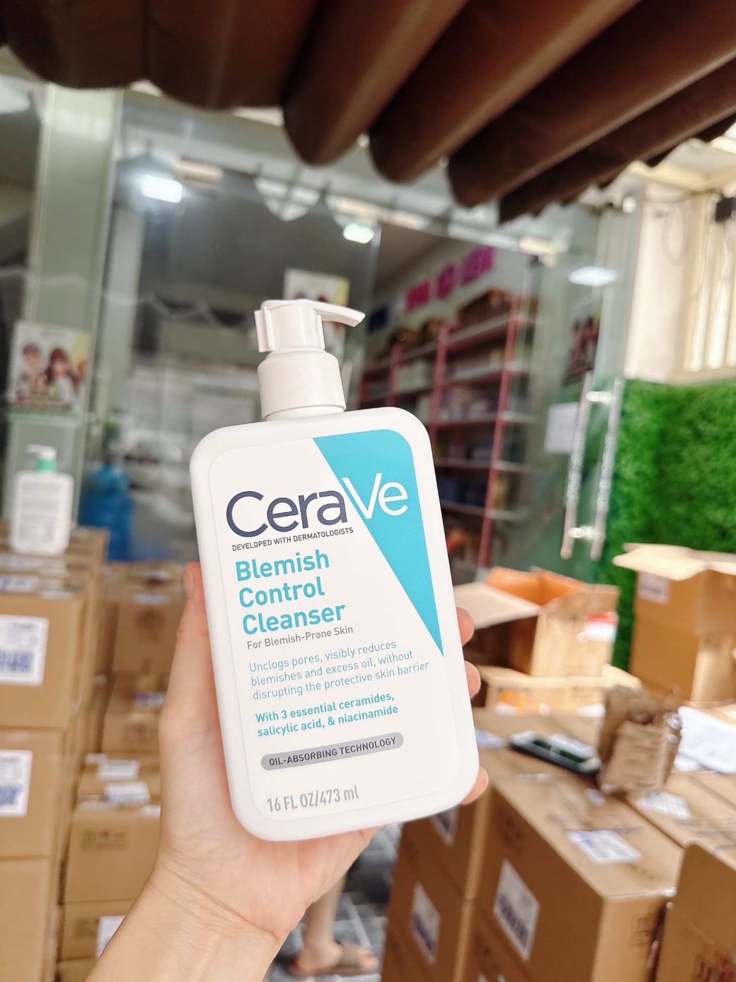 Sữa Rửa Mặt Trị Mụn Cerave Blemish Control Cleanser 473ml