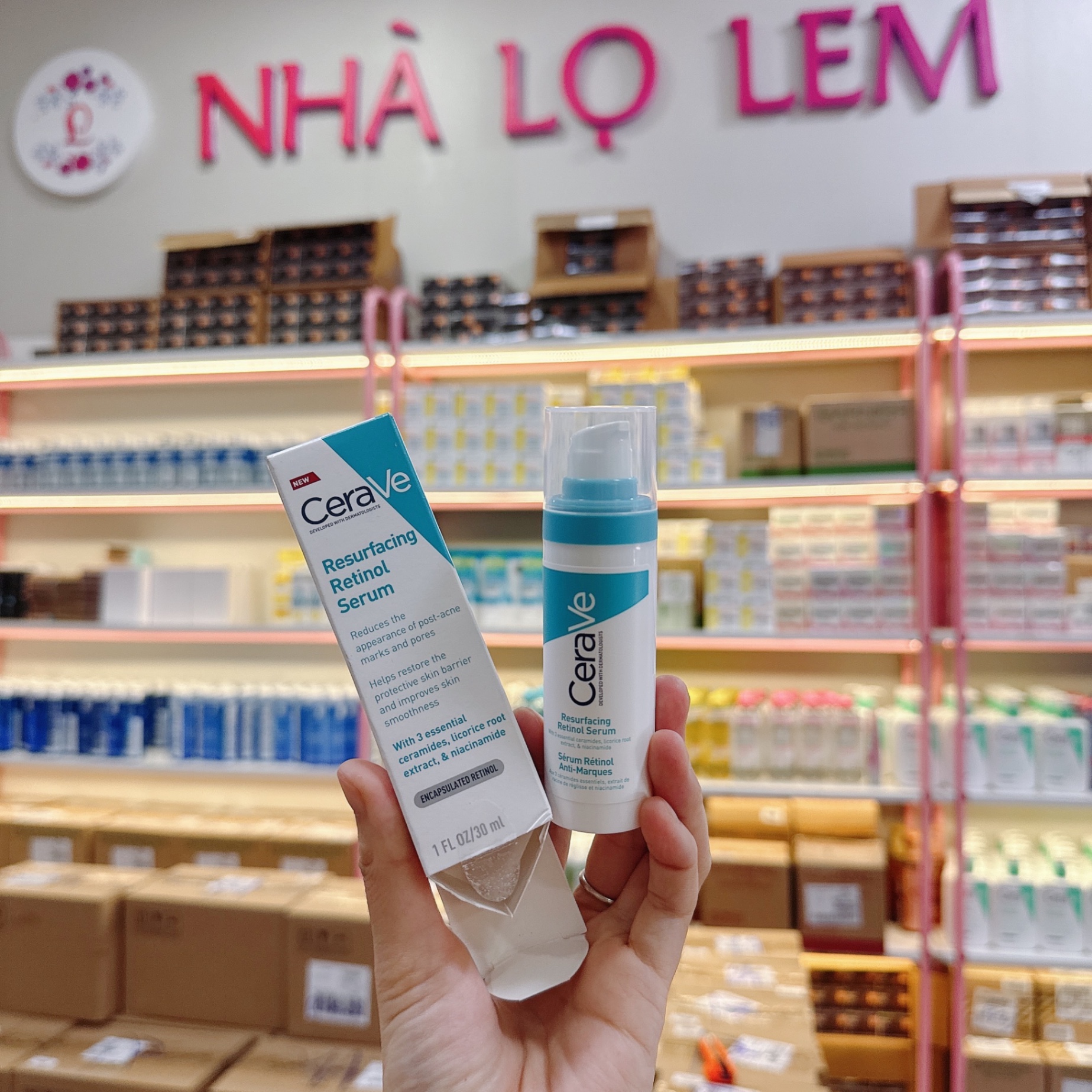 Dưỡng Chất Phục Hồi Da Cerave Resurfacing Retinol Serum 30ml