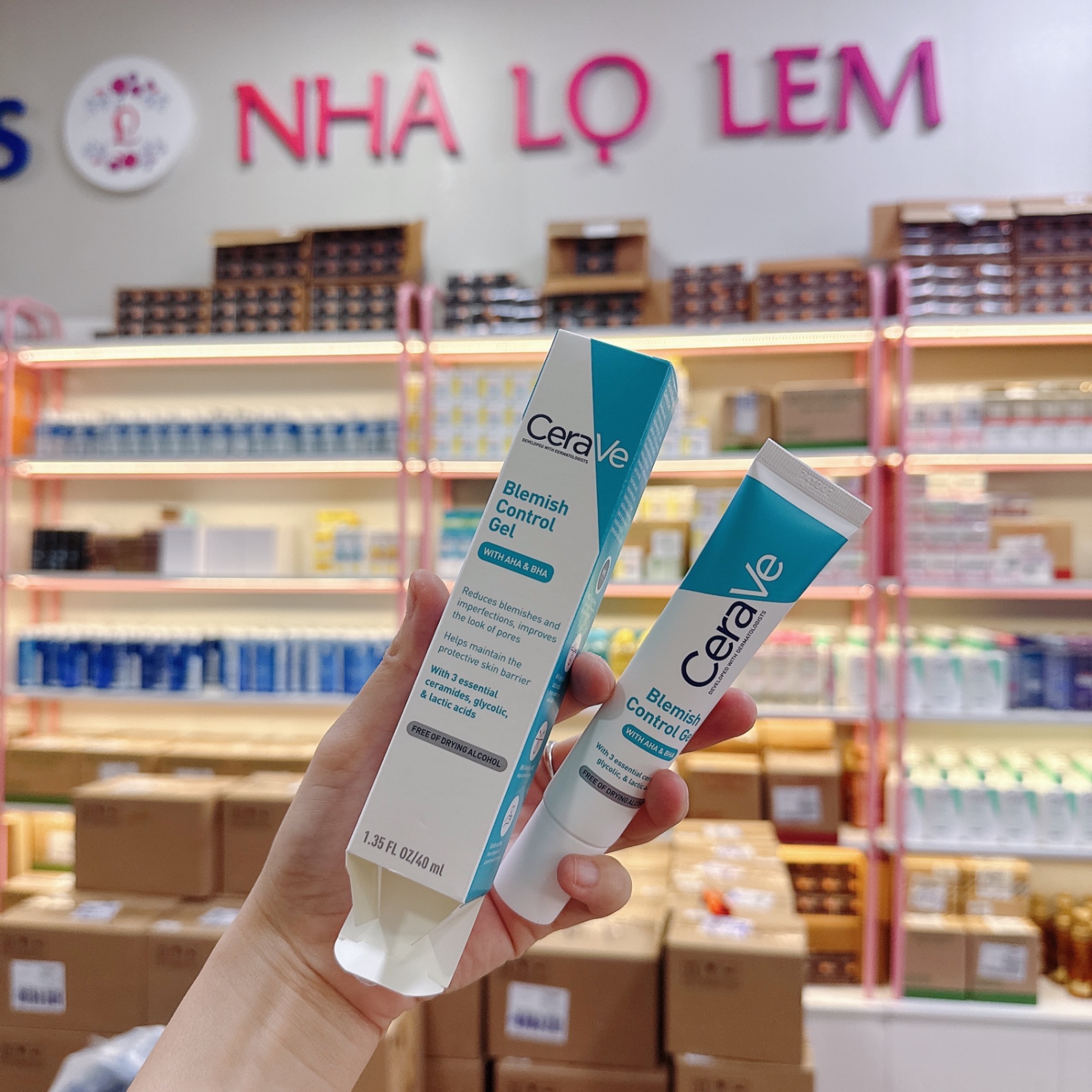 Gel Dưỡng Cerave Trị Mụn Blemish Control 40ml