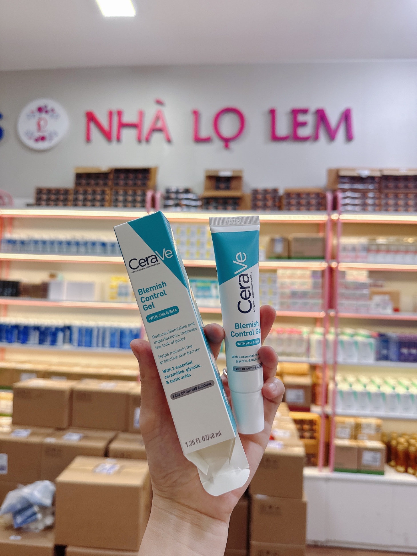 Gel Dưỡng Cerave Trị Mụn Blemish Control 40ml