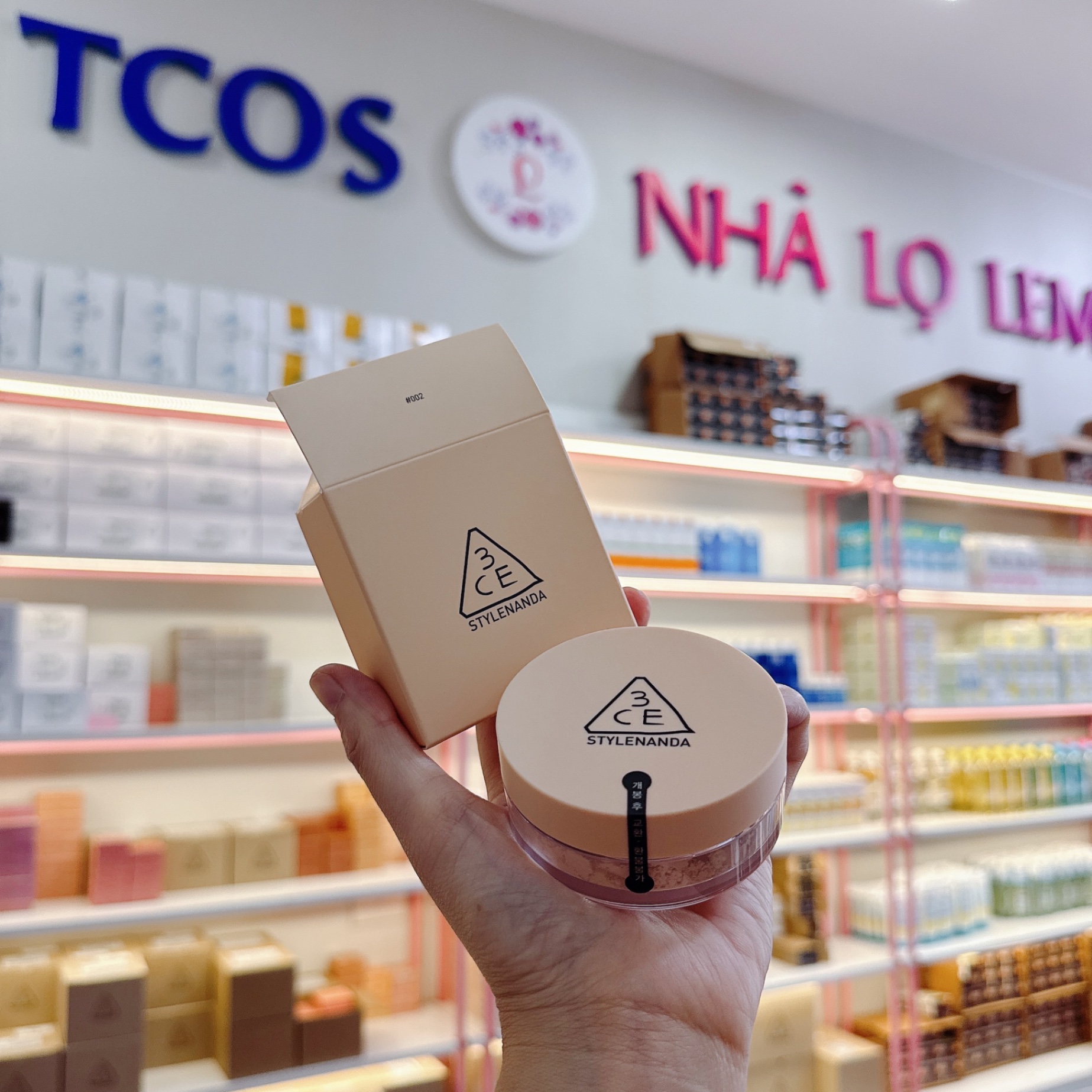 Phấn Phủ Bột 3CE Natural Finish Loose Powder #002
