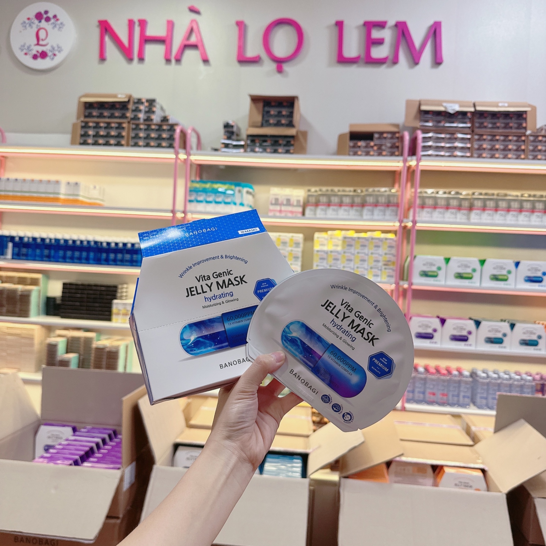 Mặt nạ Banobagi Vita Genic Jelly Mask Hydrating (Xanh dương)