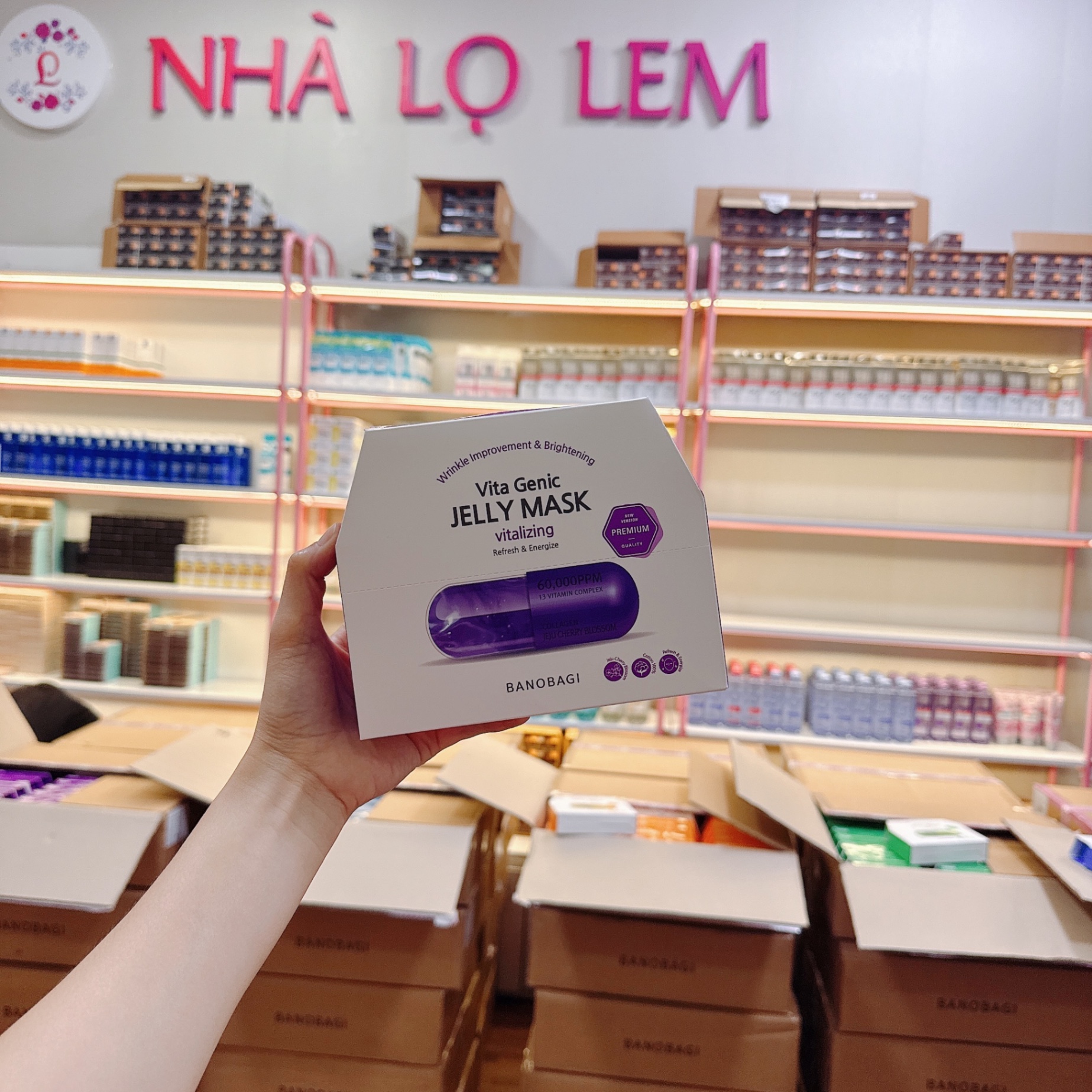 Mặt nạ Banobagi Vita Genic Jelly Mask Vitalizing (Tím)