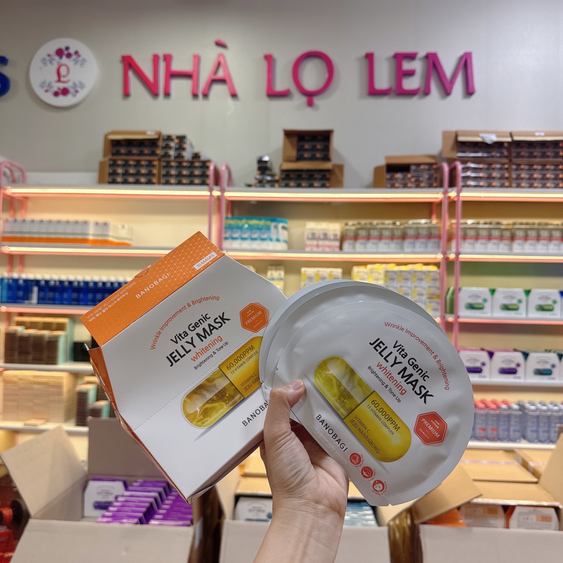 Mặt nạ Banobagi Vita Genic Jelly Mask Whitening (Vàng)