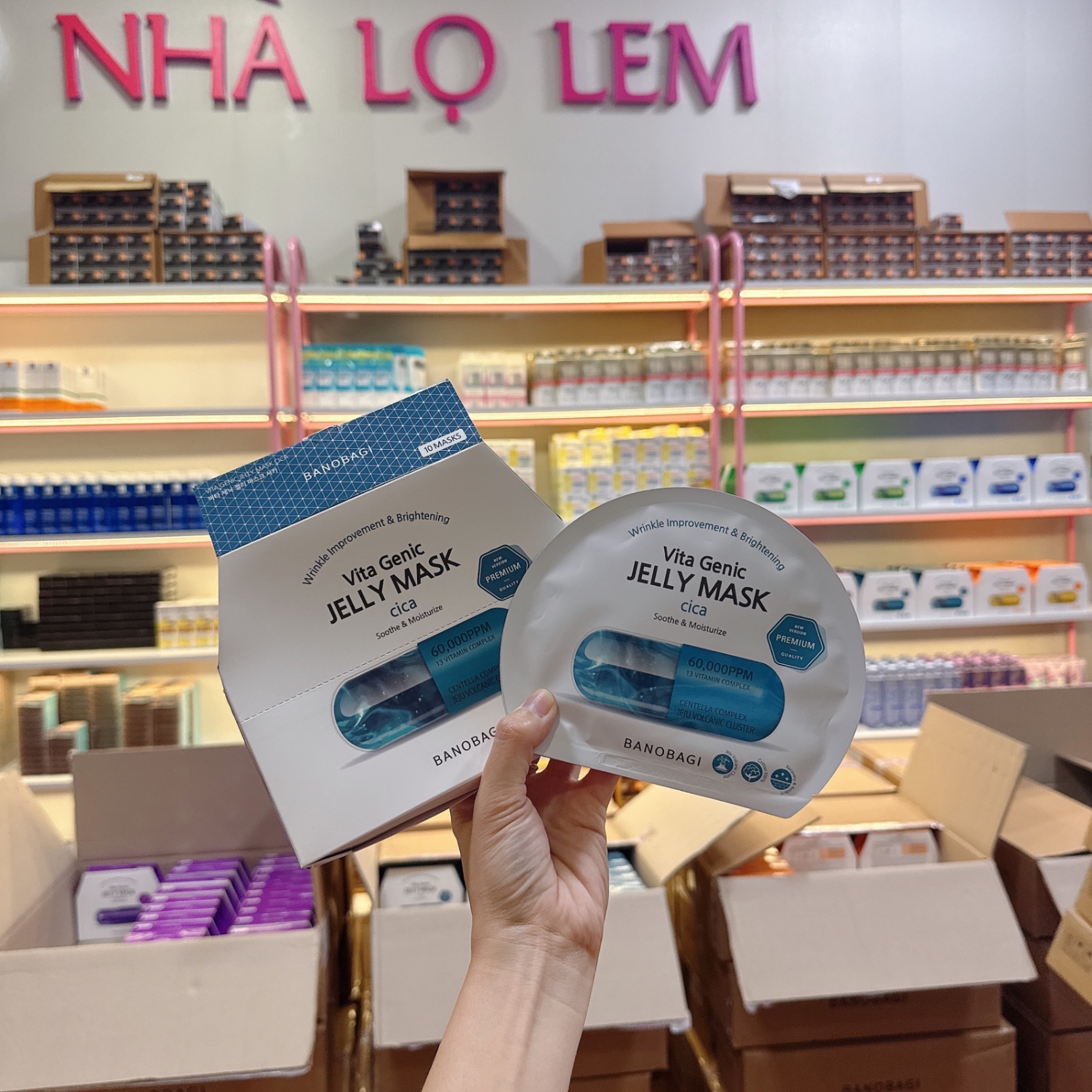 Mặt nạ Banobagi Vita Genic Jelly Mask Cica (Xanh ngọc lam)