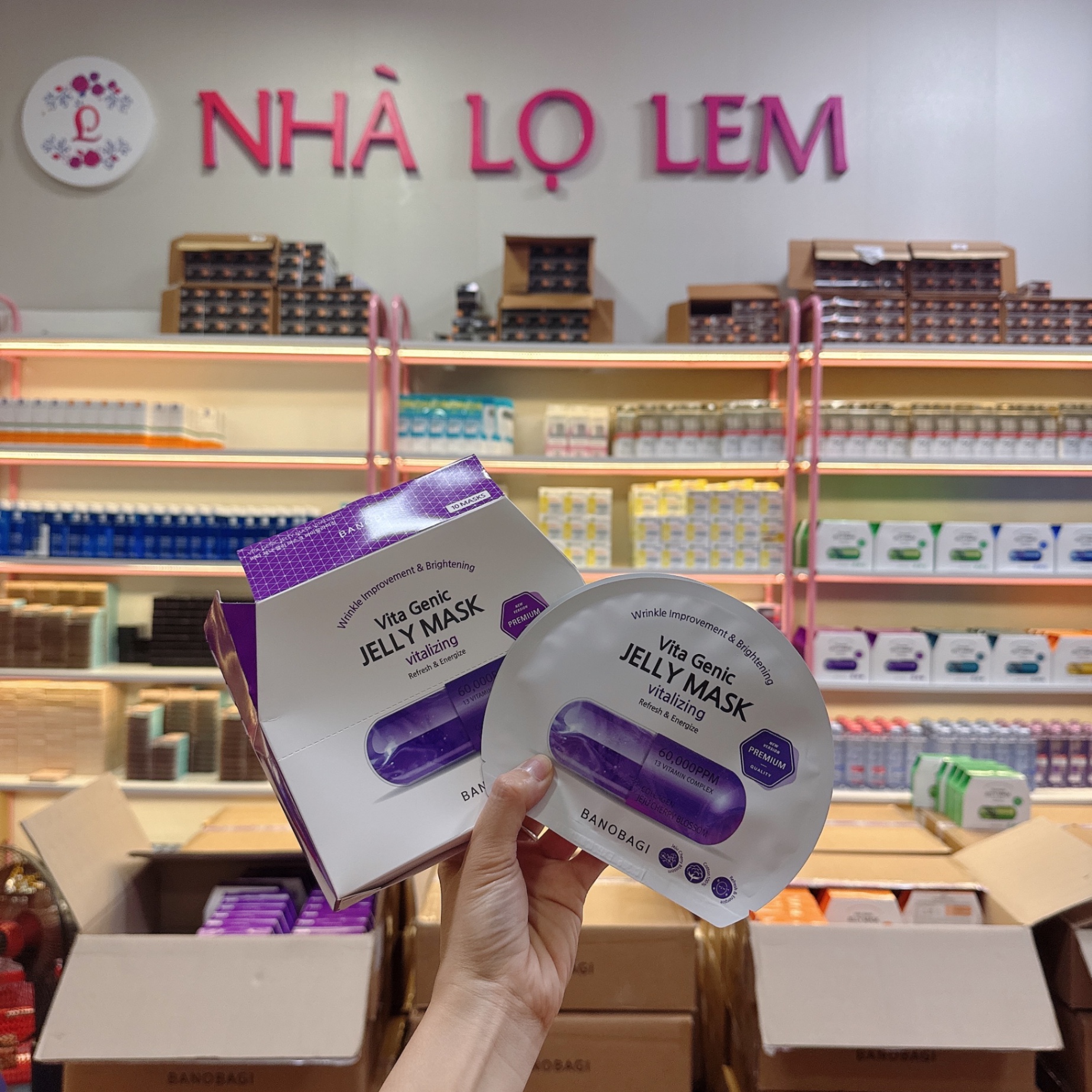 Mặt nạ Banobagi Vita Genic Jelly Mask Vitalizing (Tím)