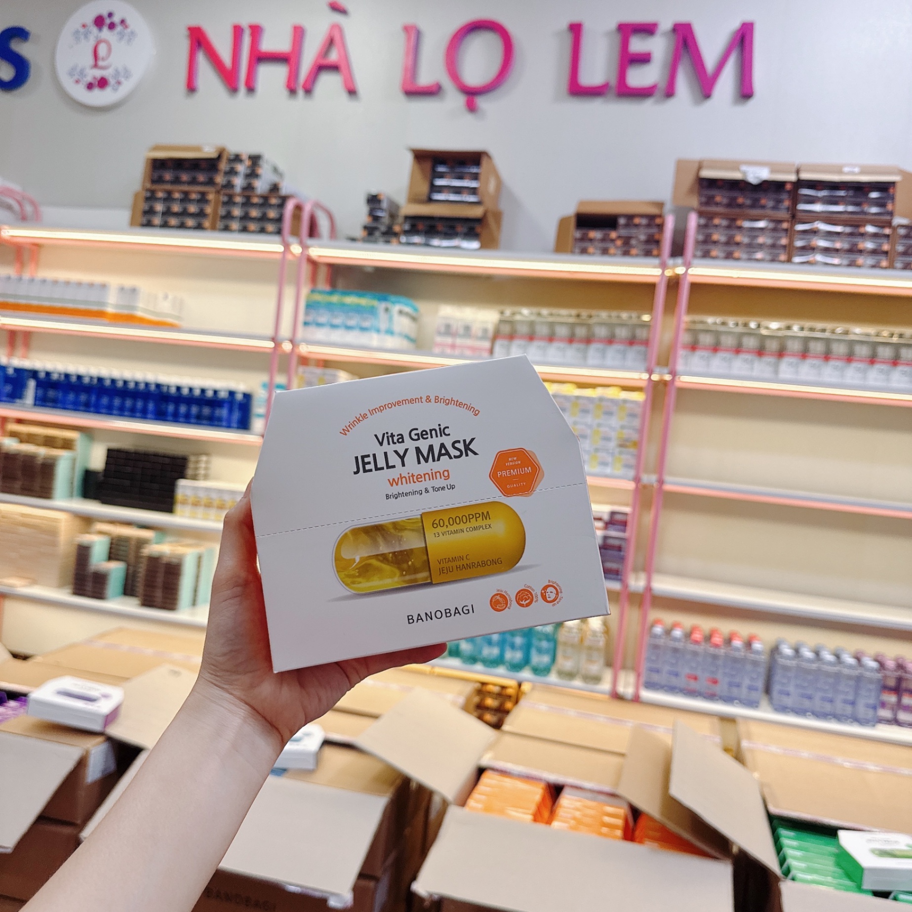 Mặt nạ Banobagi Vita Genic Jelly Mask Whitening (Vàng)