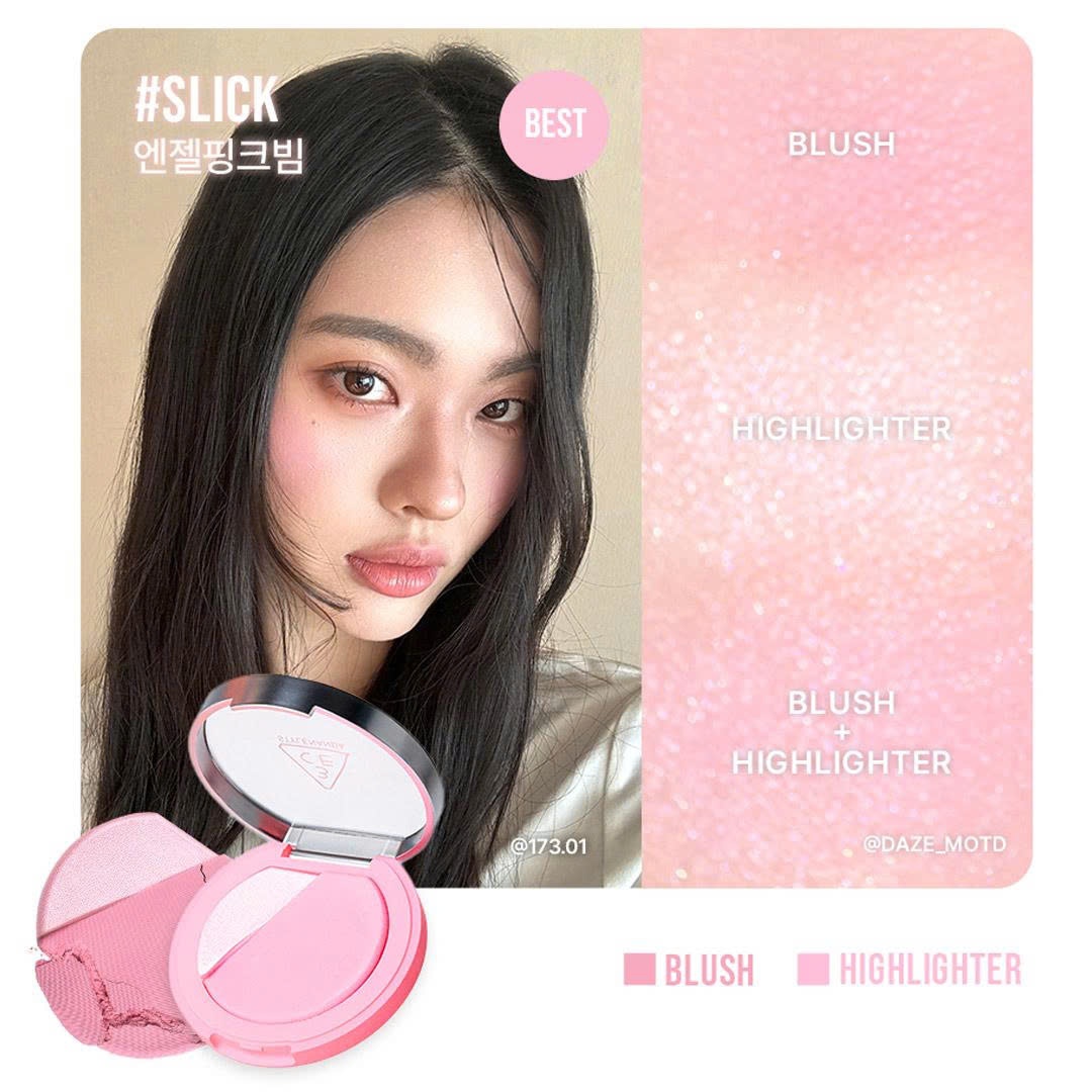 Phấn Má Hồng 3CE Blushlighter - Slick
