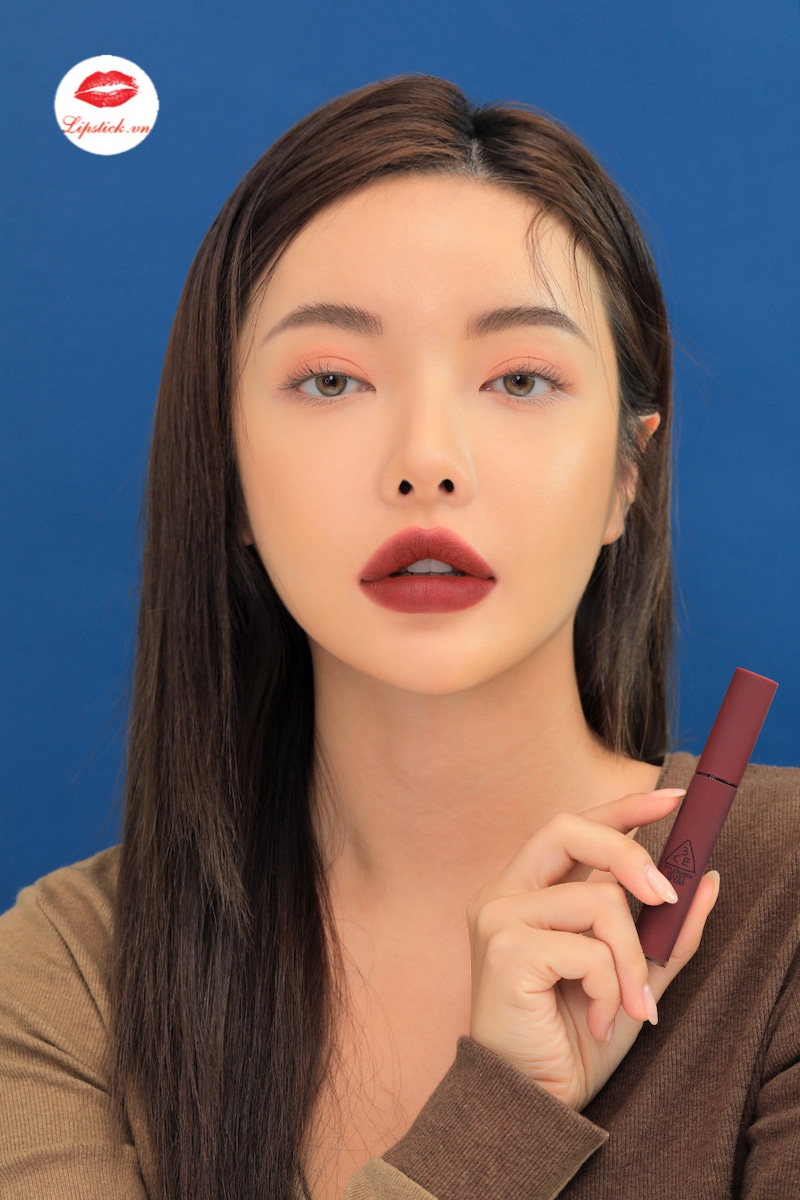 Son 3CE Velvet Lip Tint #Definition – Màu Đỏ Đất