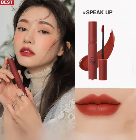 Son Kem Lì 3CE Velvet Lip Tint #Speak Up - Lê Đỏ Ngâm 4G