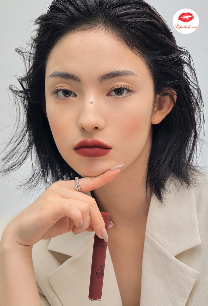 Son 3CE Velvet Lip Tint #Definition – Màu Đỏ Đất