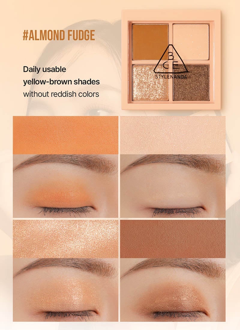 Bảng Phấn Mắt 3Ce 4 ô Mini Multi Eye Color Palette #Side By Side
