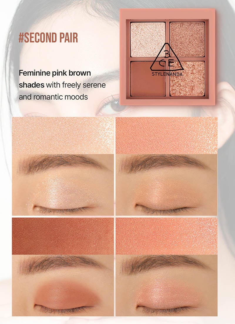 Bảng Phấn Mắt 3Ce 4 ô Mini Multi Eye Color Palette #Side By Side