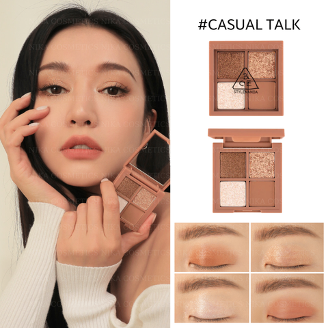 Bảng Phấn Mắt 3Ce 4 ô Mini Multi Eye Color Palette #Side By Side