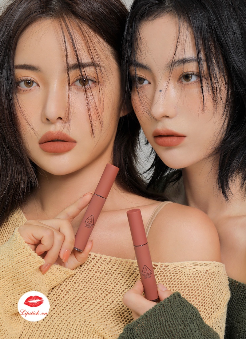 Son Kem Lì 3CE Velvet Lip Tint 4g #Walk N Talk