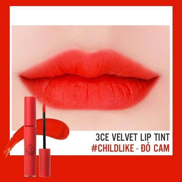 Son Kem Lì 3CE Velvet Lip Tint 4g #Childlike