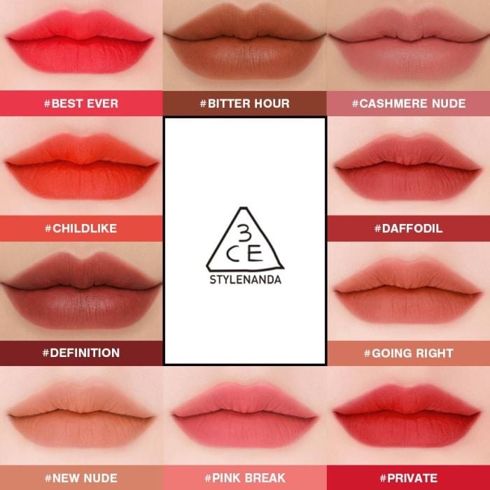 Son Kem Lì 3CE Velvet Lip Tint 4g #Speak Up