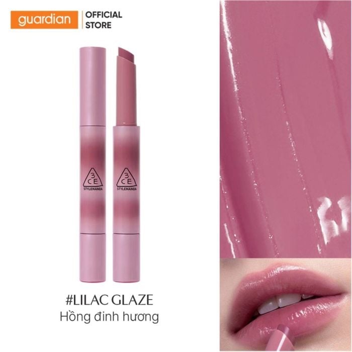 Son Dưỡng Có Màu 3CE Shine Reflector 1.7g #Lilac Glaze