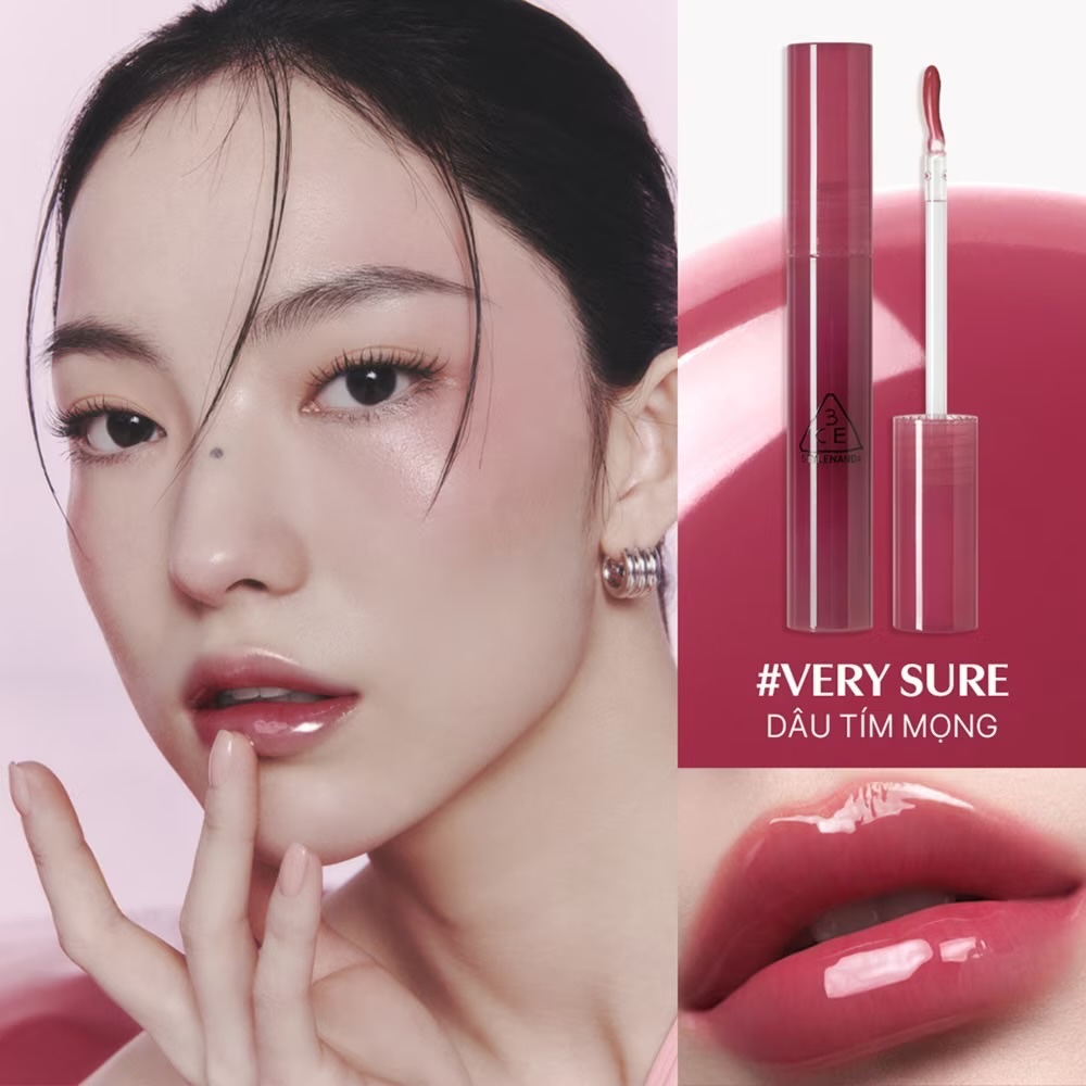 Son Bóng Dạng Gel 3CE Drop Glow Gel #Very Sure
