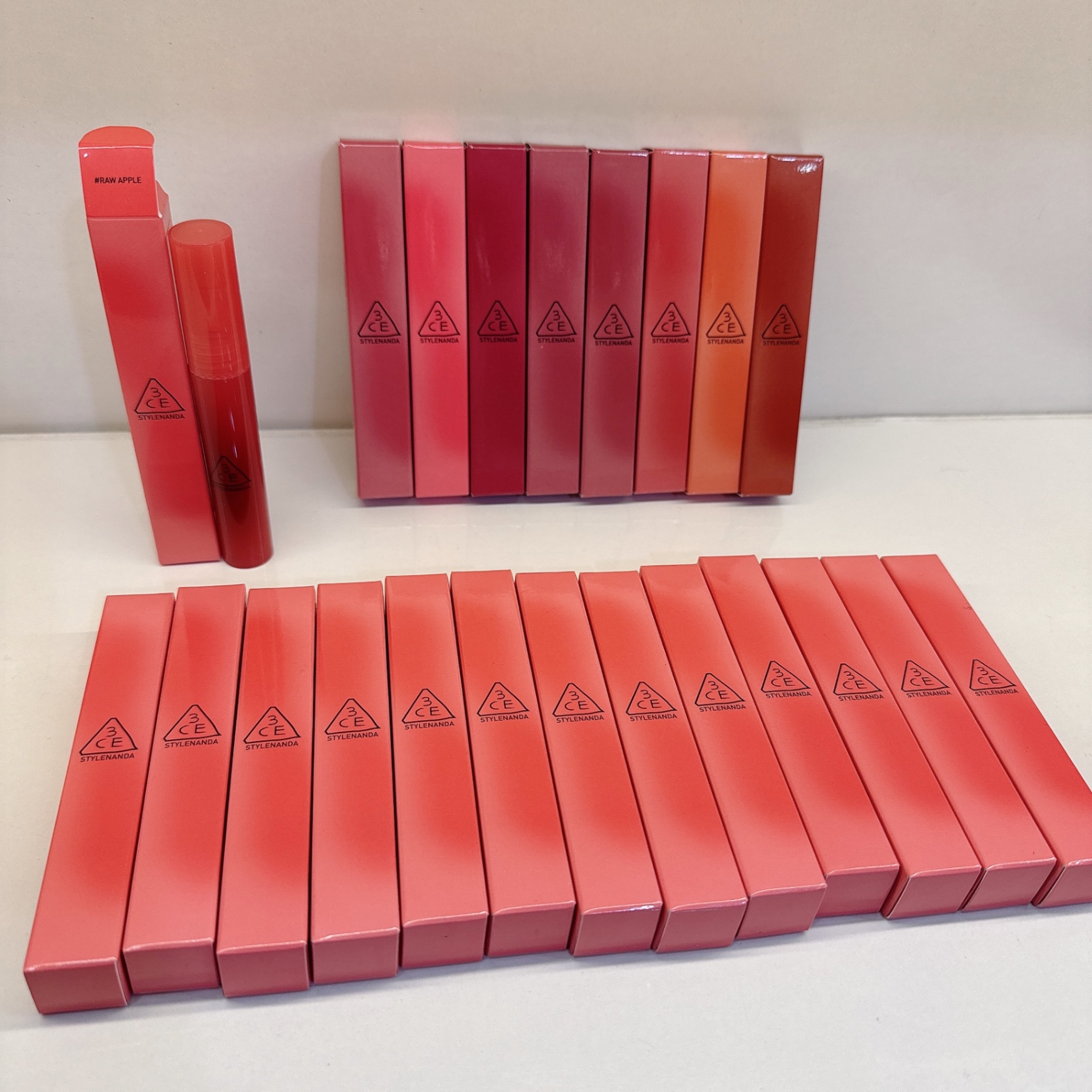 Son Bóng Dạng Gel 3CE Drop Glow Gel #Raw Apple