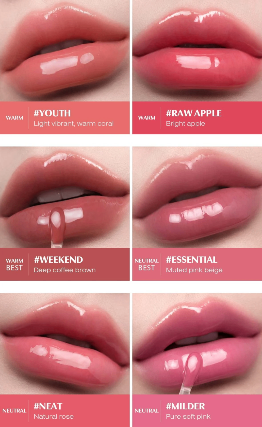 Son Bóng Dạng Gel 3CE Drop Glow Gel #Milder