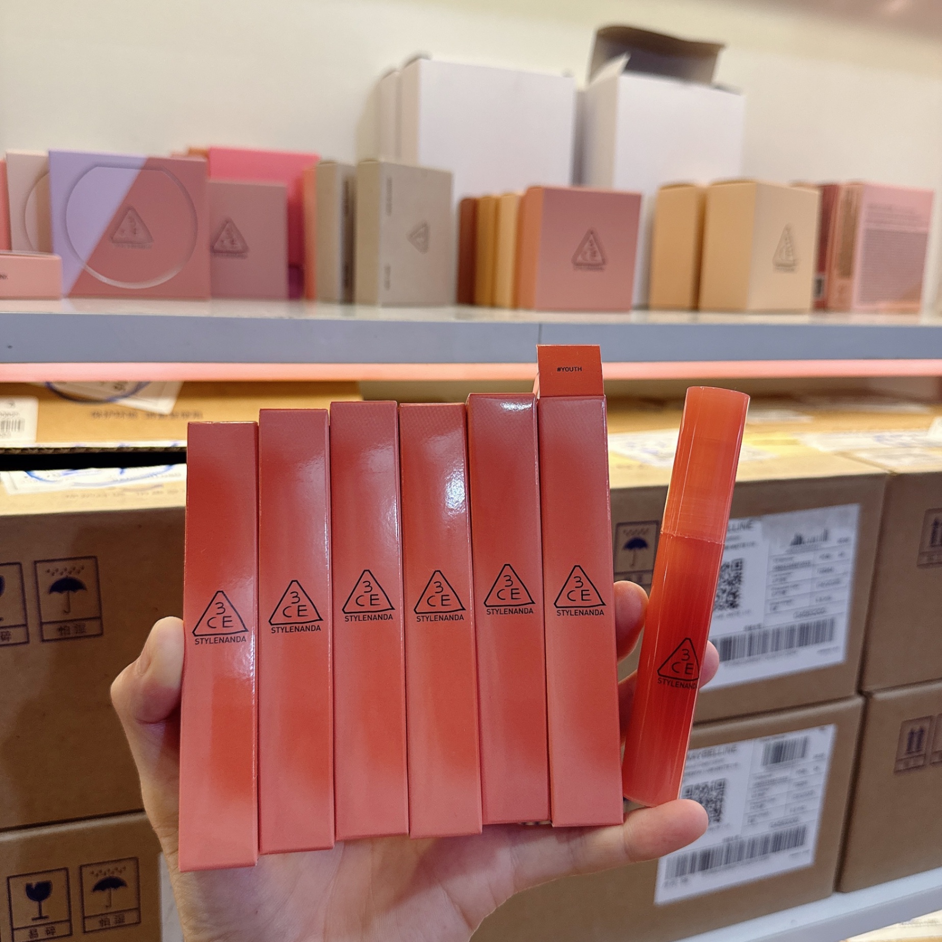 Son Bóng Dạng Gel 3CE Drop Glow Gel #Youth