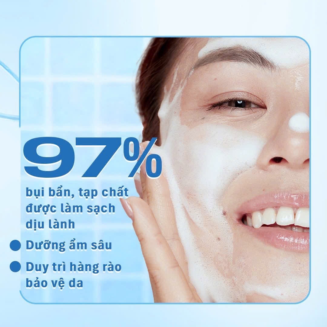 Sữa rửa mặt tạo bọt mịn dịu lành CETAPHIL HYDRATING FOAMING CREAM CLEANSER cho da thường đến da khô da nhạy cảm 236ml